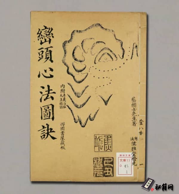 《峦头心法图诀.二卷》清.蔡麟士.著.清咸丰四年广州儒雅堂发兑.西园书屋藏板